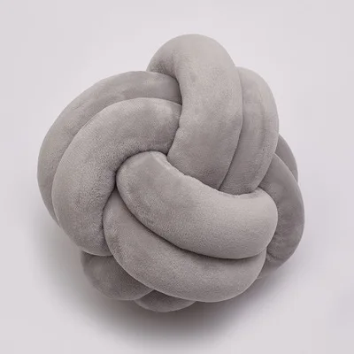 Knot ball diam 22cm Портативная складная детская кровать для путешествий, мягкая удобная подушка для новорожденного, многофункциональная Колыбель для детской кроватки - Цвет: Knot ball diam 22cm