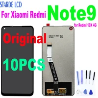 10pcs original lcd for xiaomi redmi note9 display touch panel screen digitizer assembly for redmi 10x 4g glass sensor note 9 lcd