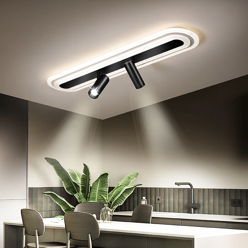 

New Design LED Simple Dimmer Ceiling Light With Spotlight Indoor Living Dining Room Bedroom Kitchen Decoration Hallway Luminaire
