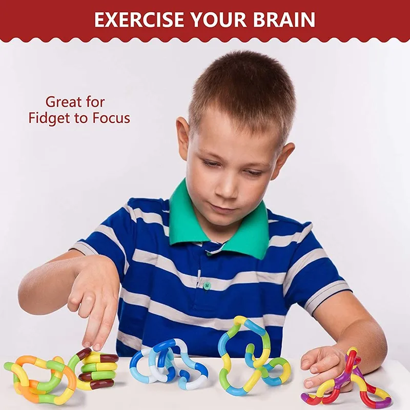

Fidget Toys Sensory Roller Twist Anti Stress Adult Brain Relax Decompression Child Rope For Stress Kids Antistress Focus Toy