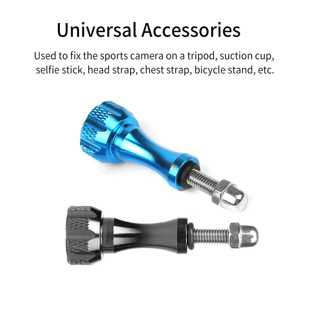 SHOOT 4 шт. длинный ЧПУ Алюминиевый сплав винтовое крепление для GoPro Hero 9 8 7 5 Black Dji Sjcam