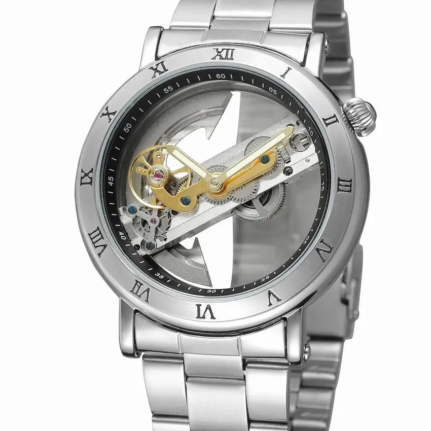 Мужские автоматические механические часы от ведущего бренда роскошные из