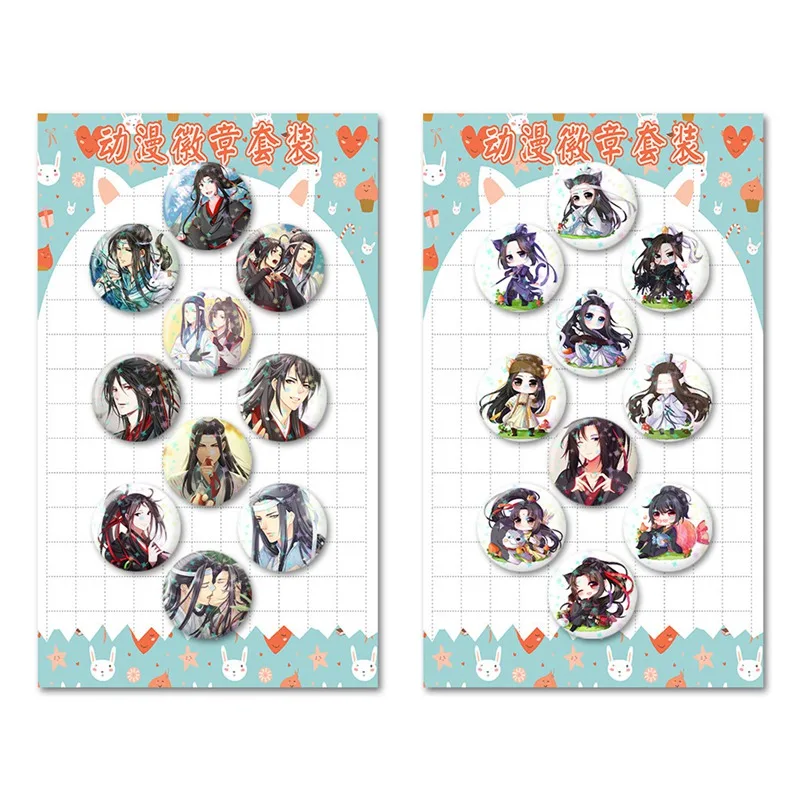 2021 Модный Аниме MO DAO ZU SHI значок косплея булавка Сумка Одежда рюкзаки Кнопка брошь