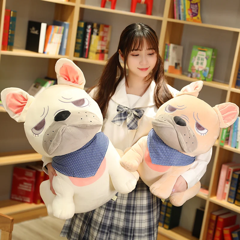 Сексуальные мягкие плюшевые игрушки французского бульдога набивные хлопковые