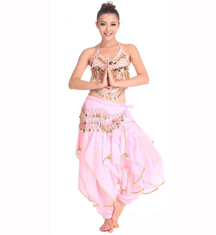 Женский костюм для танца живота из 3 предметов восточных и индийских танцев