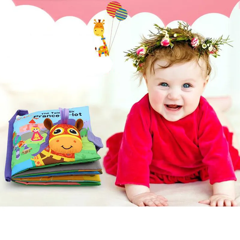 Милые игрушки для малышей в семейном стиле мягкие тканевые книги новорожденных