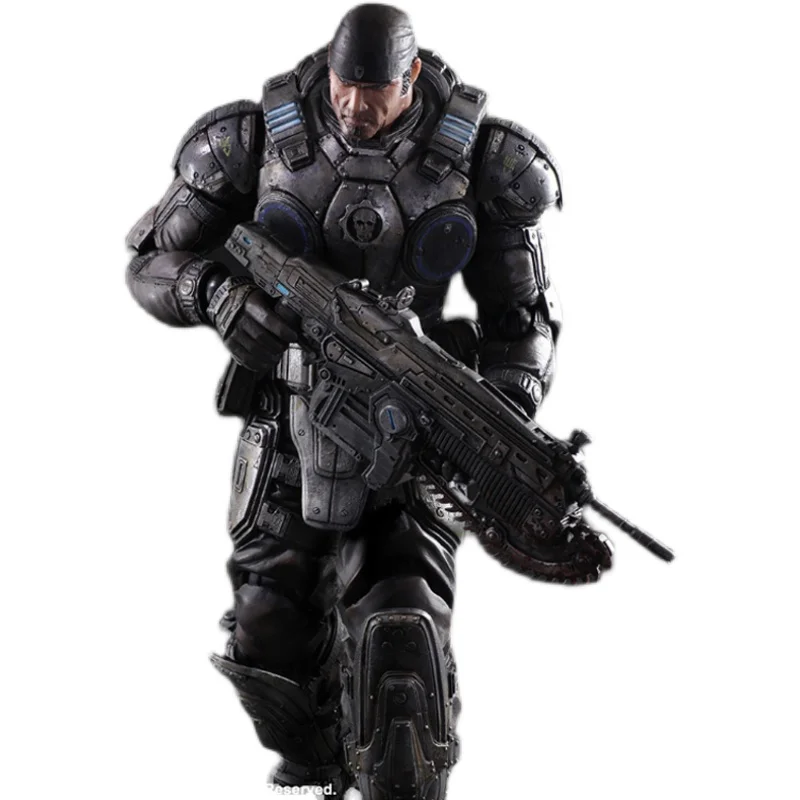 Фигурка PA Marcus Fenix в наличии игровое искусство gear of War куклы-модели игрушки |