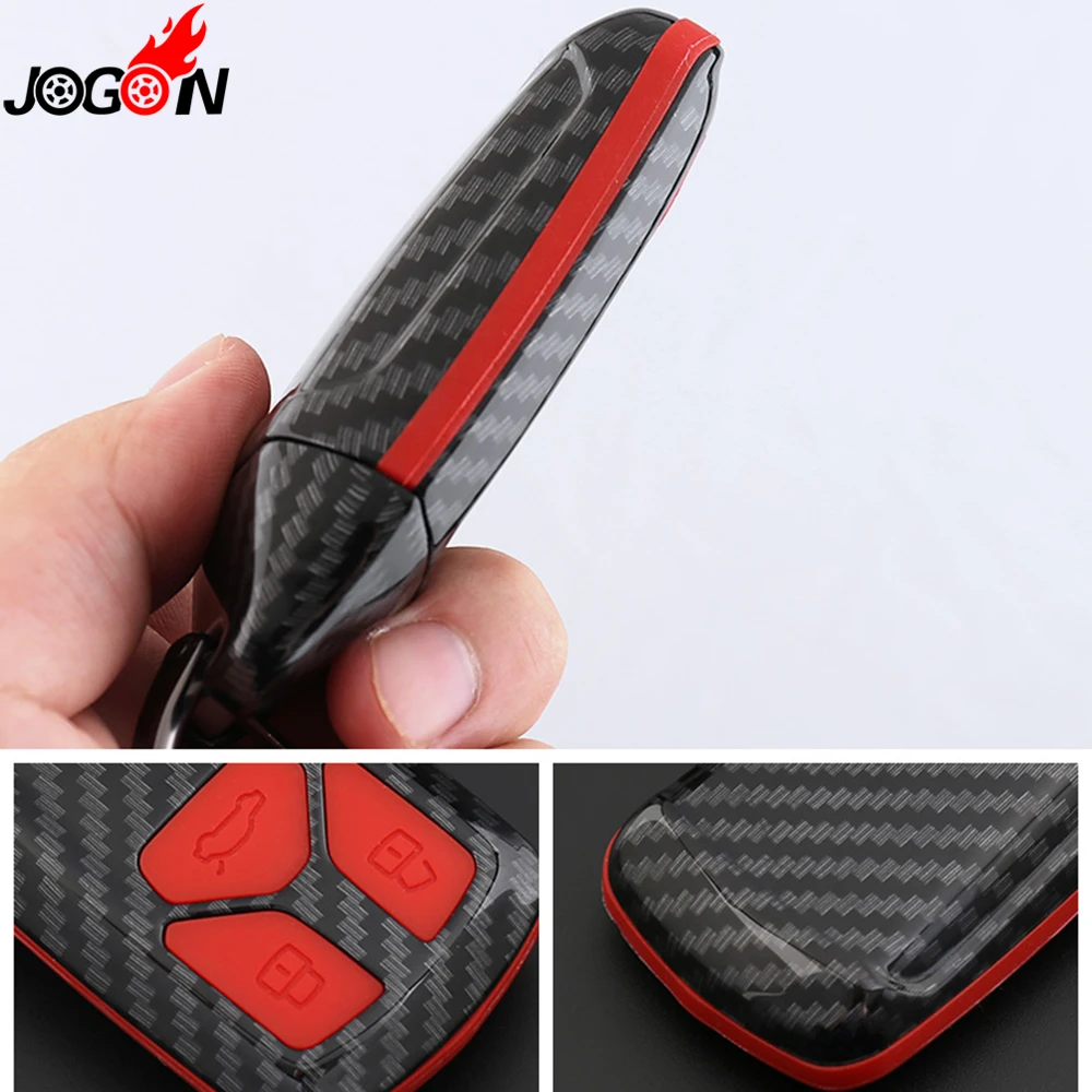 Умный чехол для ключа с дистанционным управлением из углеродного волокна Audi A4 B9 A5