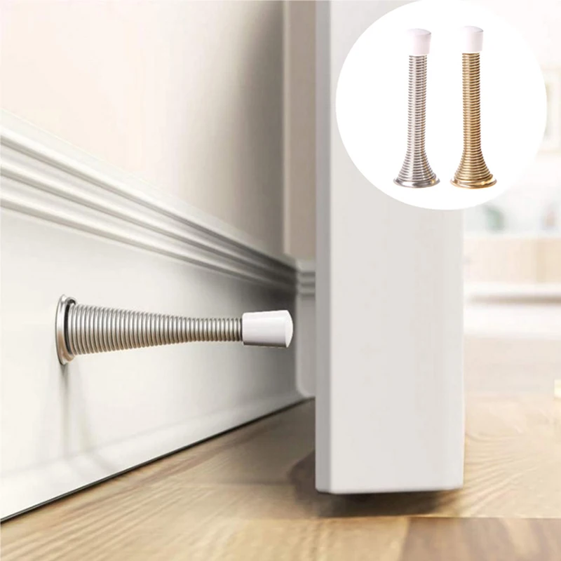 

1pcs Spring Door Stopper Door Stop Wall Decorative Door Stopper Protect Doors Wall 8.5 * 2.5cm