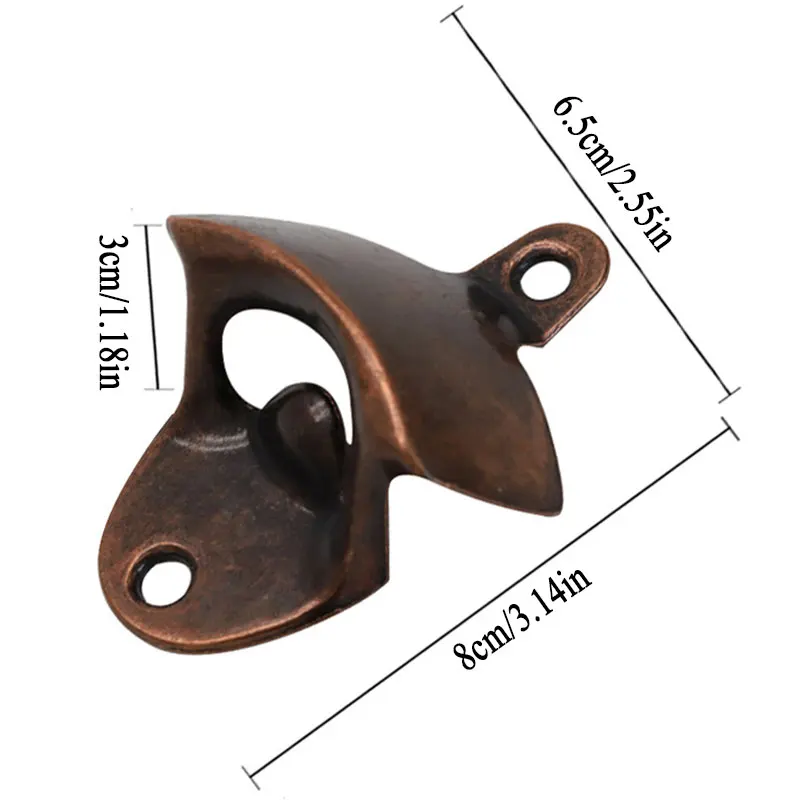 Винтажный чугунный настенный Открыватель для бутылок 1 шт. кухонные аксессуары