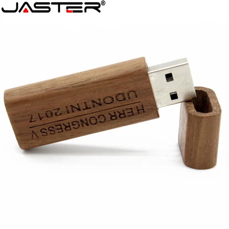 USB флеш накопитель JASTER с деревянным чипом карта памяти creativo 4 ГБ 16 32 64 свадебный
