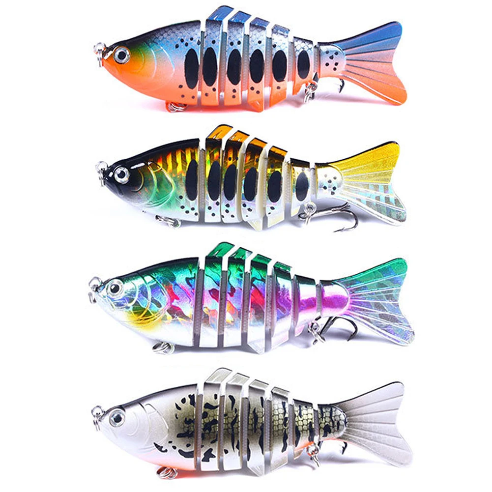

1pc Luya Fishing Lure Multi-section 10CM/16G 7 Segment Artificial Simulation Lures Fish Attraction Lifelike Bait