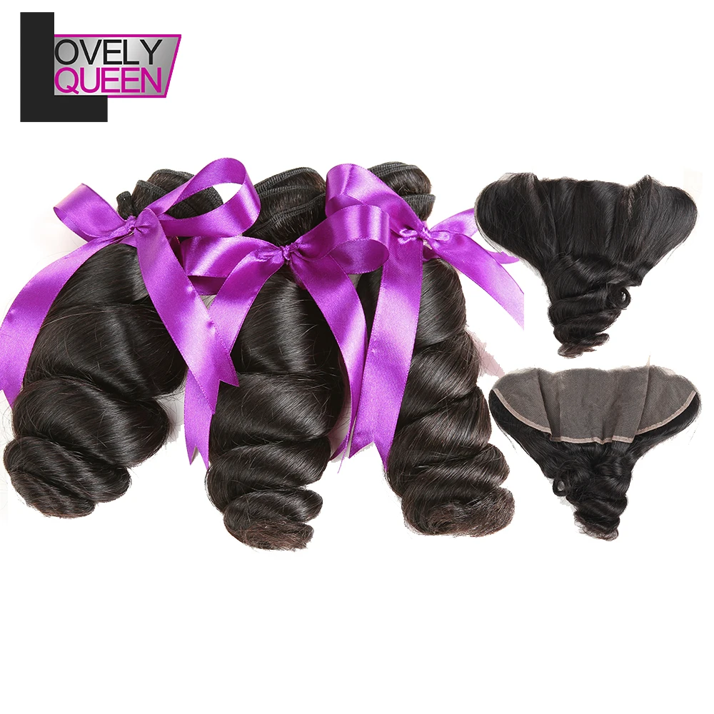 Прекрасные королевские человеческие волосы бразильские свободные волнистые 3