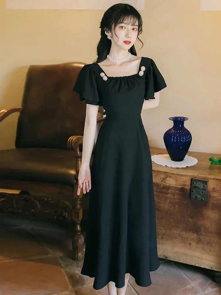 

Новые летние Для женщин Girly темперамент была тонкая и длинное платье, на одно плечо воротник была тонкой, хип-хоп путешествия платье для пляж...