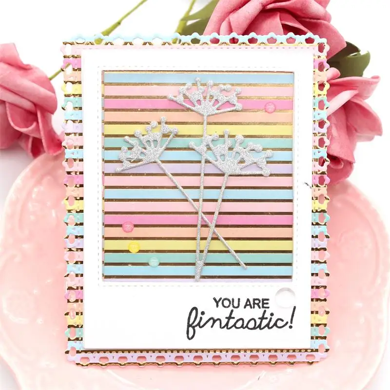 KLJUYP Одуванчик металлические режущие штампы для скрапбукинга бумажные крафтовые