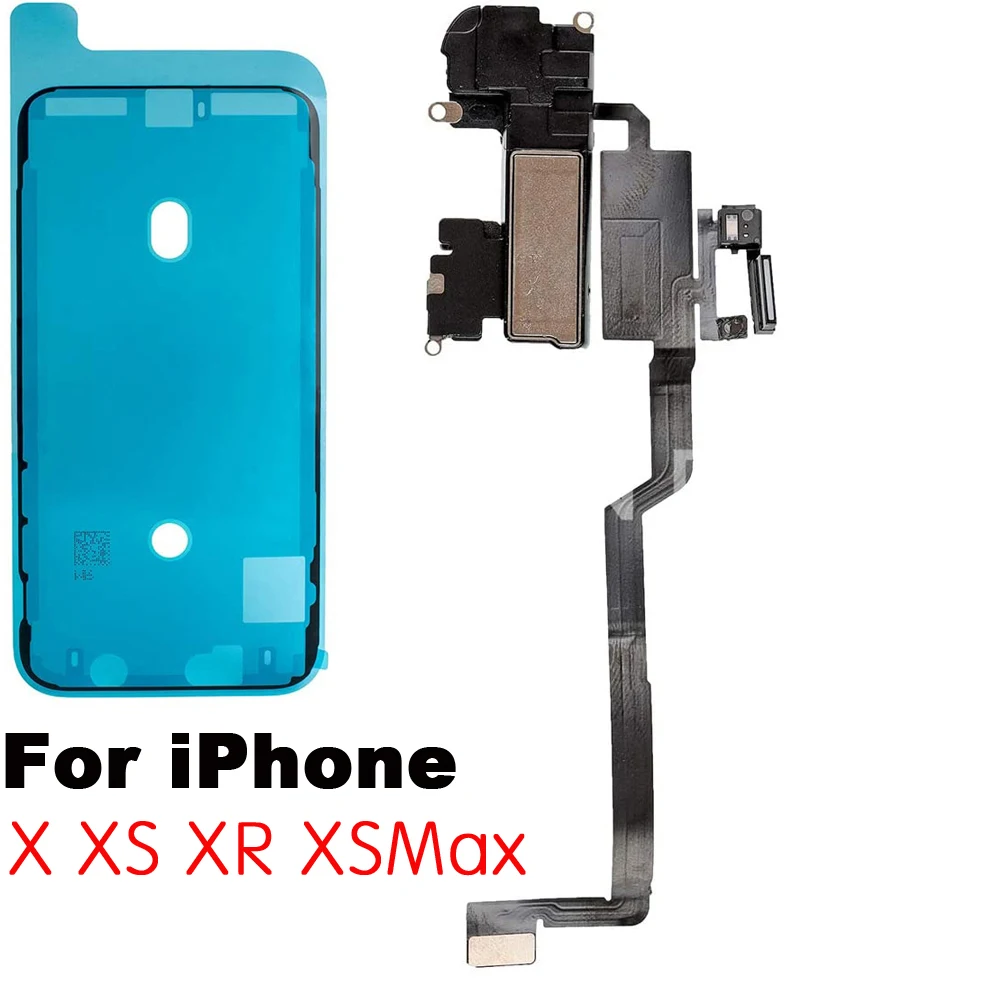 Ear Speaker With Light Sensor Flex Cable And Screen Waterproof Glue For iPhone X XR XS XSMax