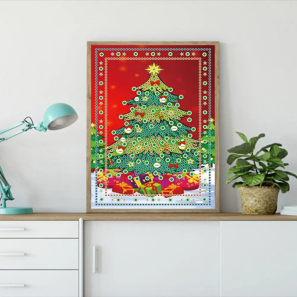 5D DIY полный дрель бриллиантовый рисунок Рождество Вышивка мозаика ремесло