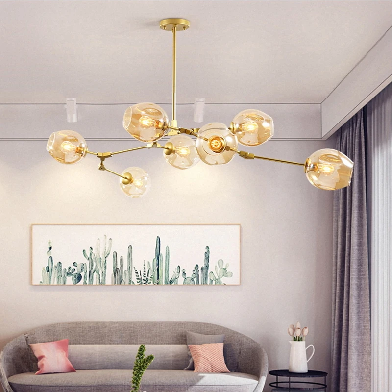 Современный подвесной светильник s Molecule для чтения в гостиную Led Hanglamp лофт декор