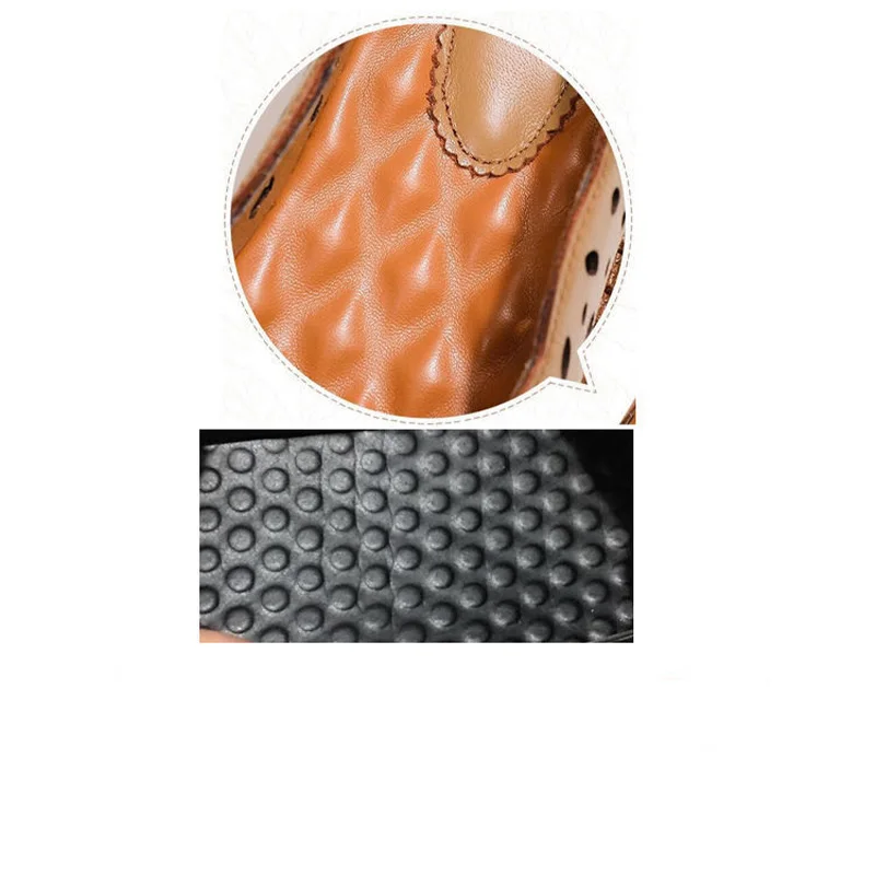 

Summer Casual Hollow Women's Flat Shoes Breathable Anti-Odor 2021 New Mom Walking Single Shoes
