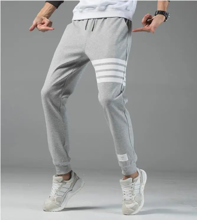 

Casual Sports Pants Men's Autumn And Winter Cotton Casual Trousers With Feet Feet Long Trousers Lovers