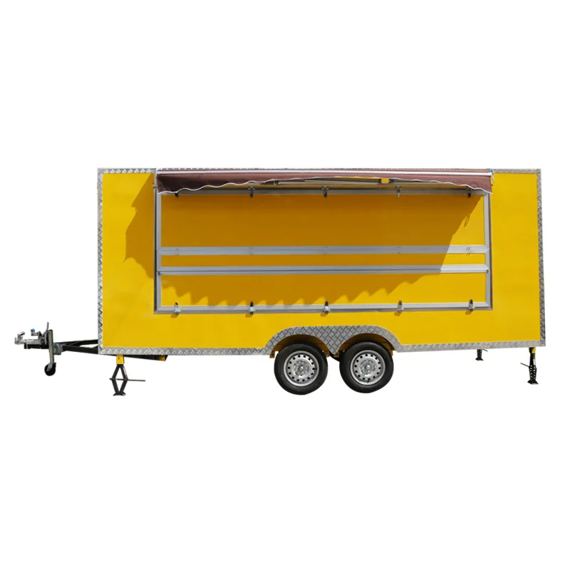 2021 продовольственный грузовик мобильный кухонный прицеп для кейтеринга кофе