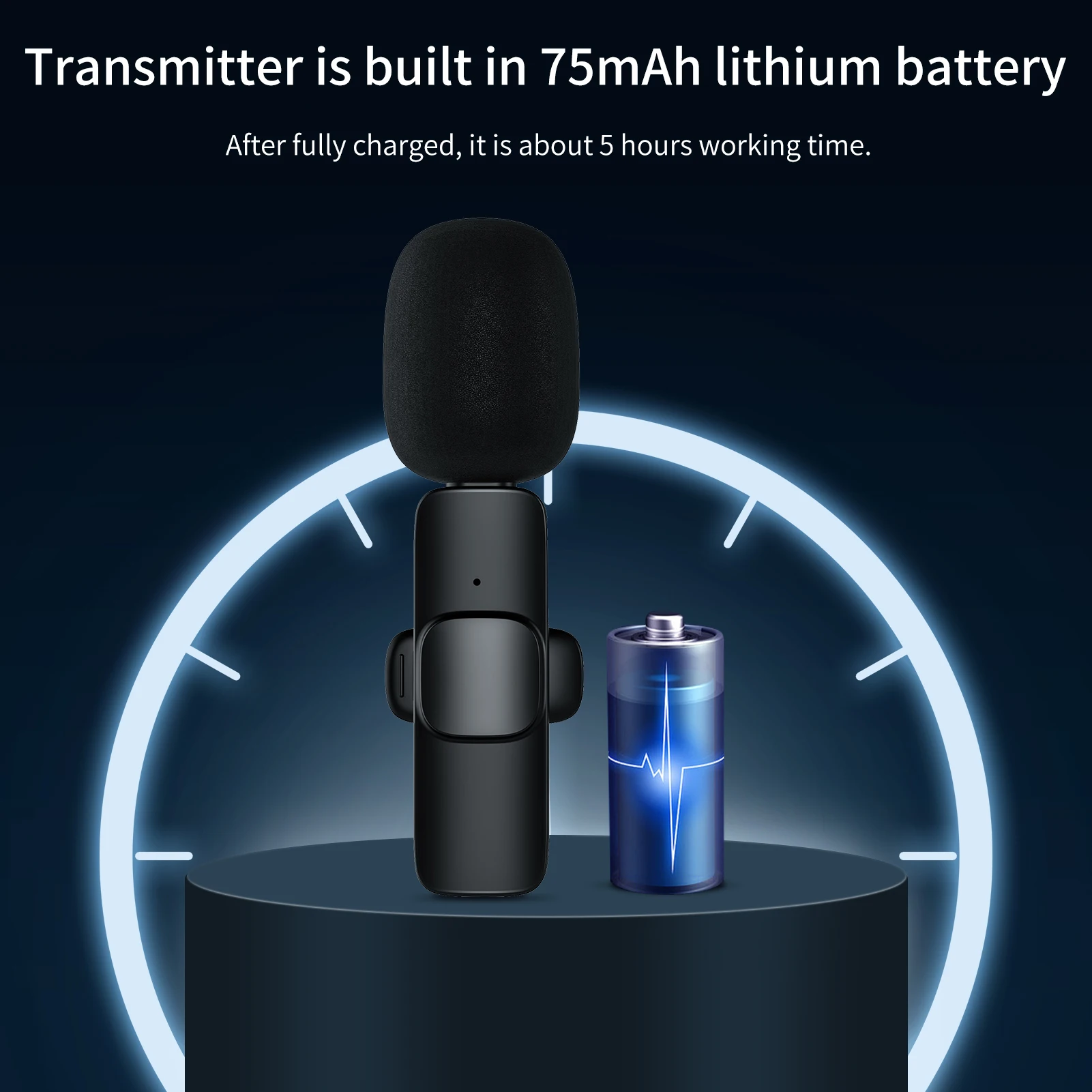 Беспроводной петличный мини-микрофон всенаправленный микрофон с лацканами
