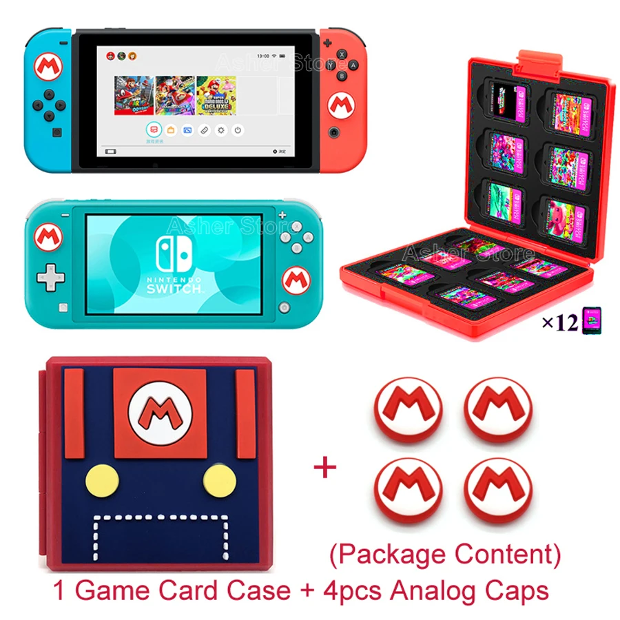 Чехол для игровой карты Nintendo doswitch 12 в 1 жесткий защитный чехол ящик хранения игр