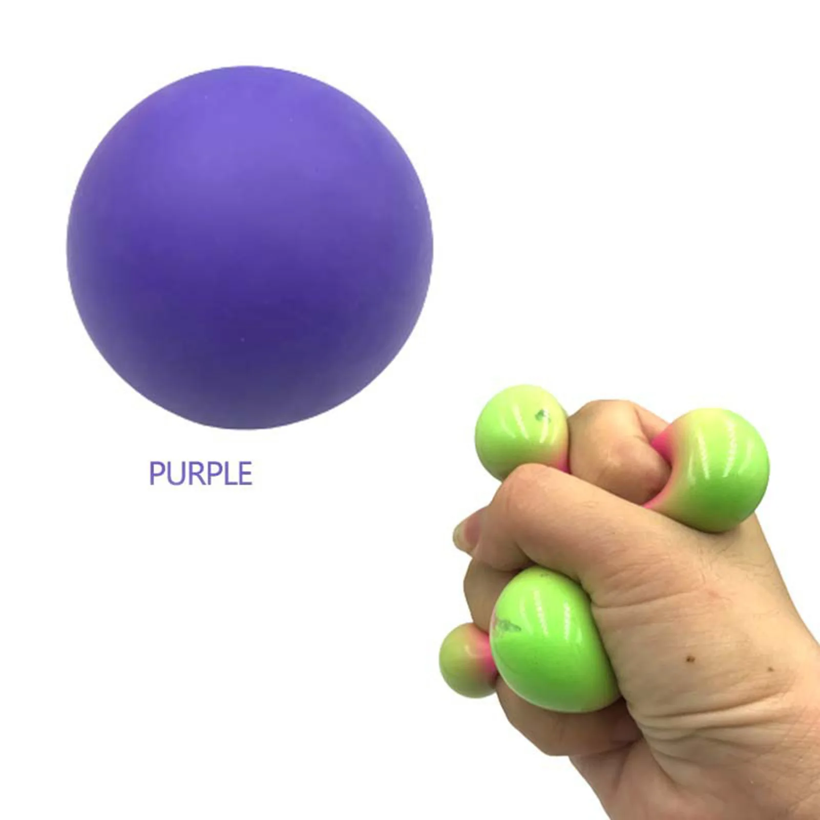 

60mm Stress Relief Balls for Kids And Adults Color Changing Tear-Resistant Non-Toxic BPA Free Soft Stretchy Toy DSS899