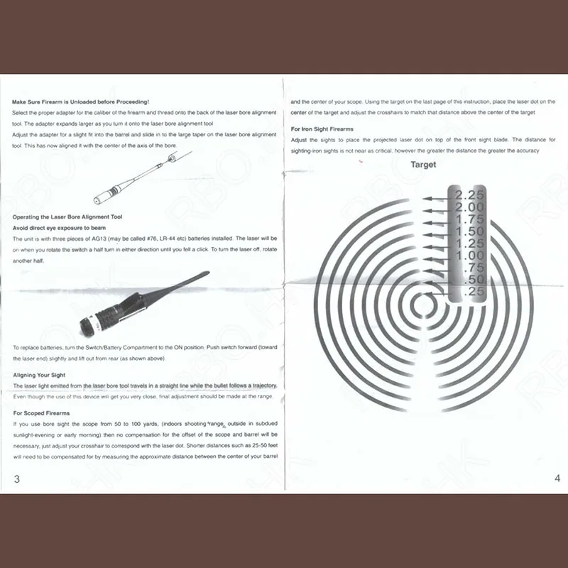 Стрелок красного лазера Boresighter прицел для. 177 ~ .50 (4 5 мм 12 7 мм) калибра M7279|boresighter
