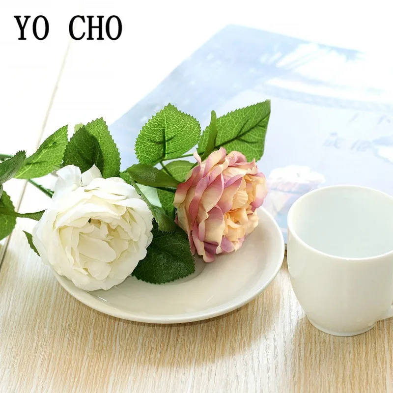 

1 шт. большой искусственный цветок ночной розы, шелковые искусственные цветы, розы, свадебный цветок «сделай сам», домашняя Настольная Ваза, ...