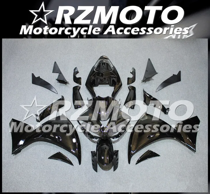 

Injection Mold New ABS Whole Fairings Kit Fit for YAMAHA YZF-R1 R1 2009 2010 2011 09 10 11 Bodywork set Black