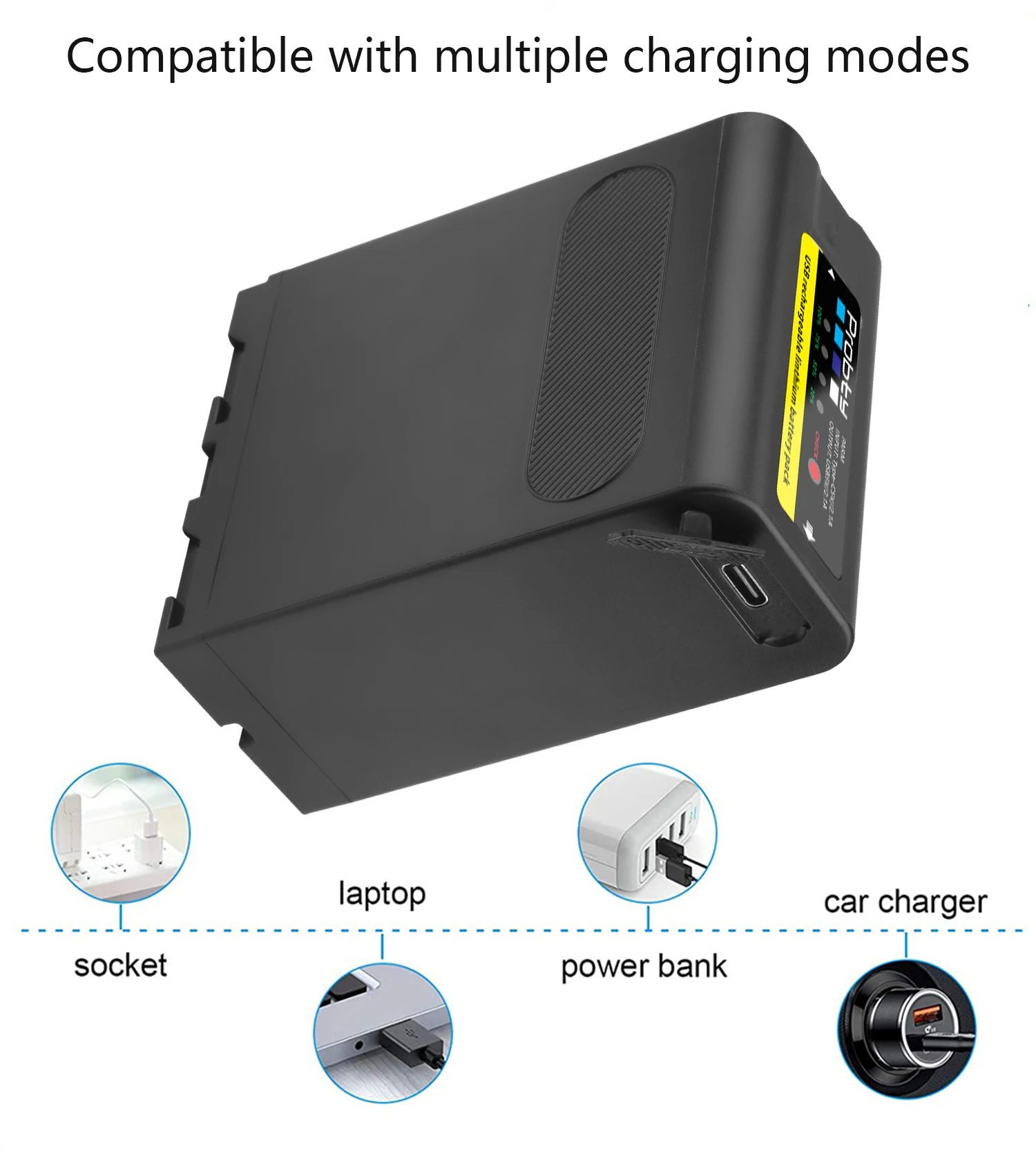 Фонарь для видеосъемки 12000 мАч | Электроника