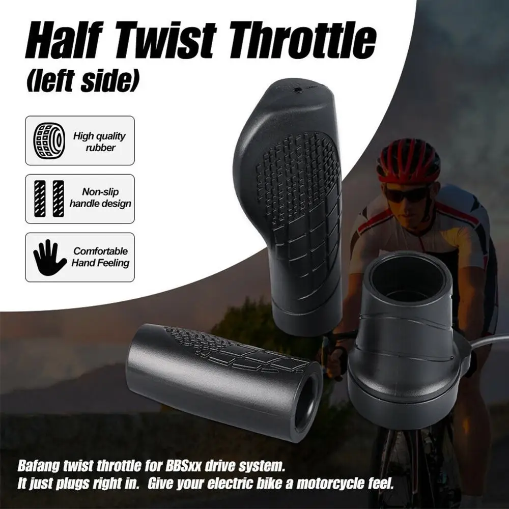 

Ebike Half Twist Throttle for Bafang BBS Mid Drive Motor Speed Control Throttle