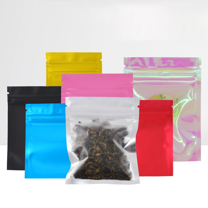 Толстая матовая цветная сумка на молнии Передняя прозрачная оконная Герметичная