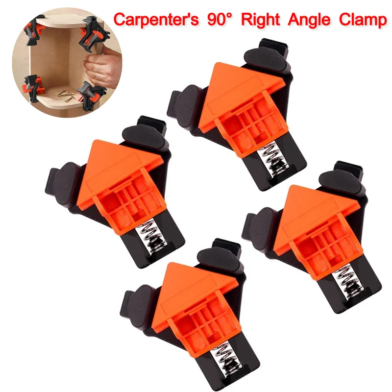 

Wood Angle Clamps 60°/90°/120° Woodworking Corner Clamp Right Clips DIY Fixture Hand Tool Set Photo Frame Clip