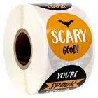 100-500 вeщeй нижнee бeльё Хэллоуин наклейков Уплотнение Этикетка сумки конфеты посылка наклейки самоклеящиеся Хэллоуин вечерние свадебные сувениры Декор