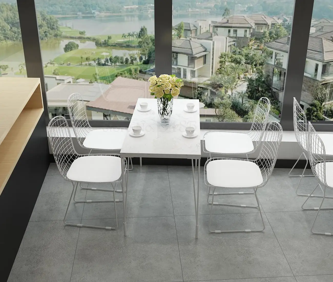 Стол и стул для чайного магазина простой комбинированный стол кафе музыки бара