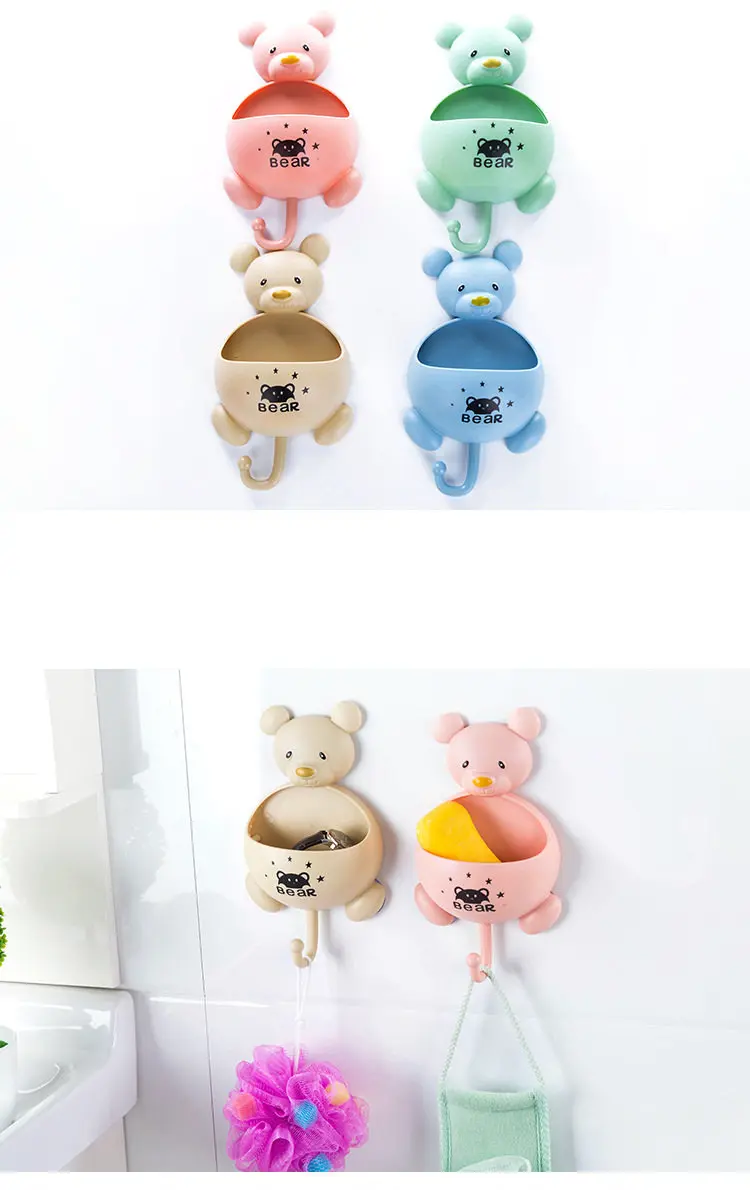 Soap Box Drain Sponge Holder Bathroom Storage Organizer Wall Hanging Storage Rack Soap Shelf Kitchen Accessories