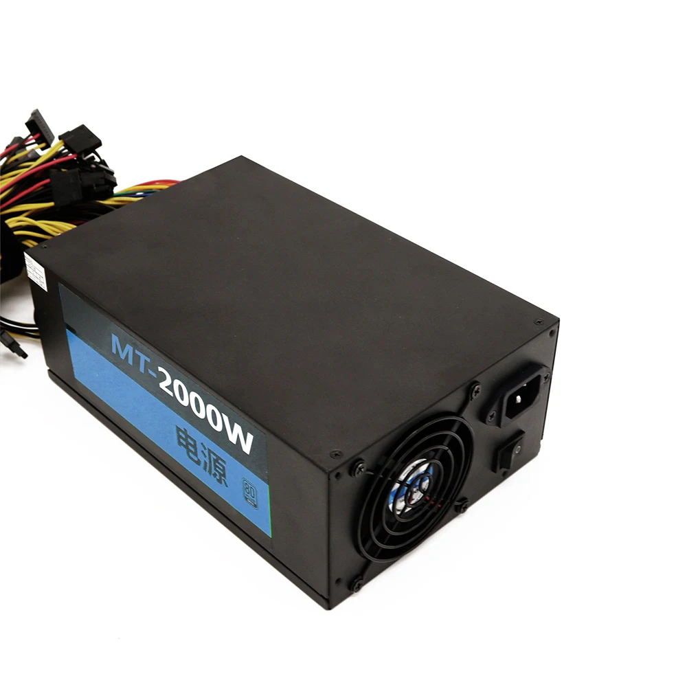 

Блок питания ATX gold switch для компьютера, 2000 Вт