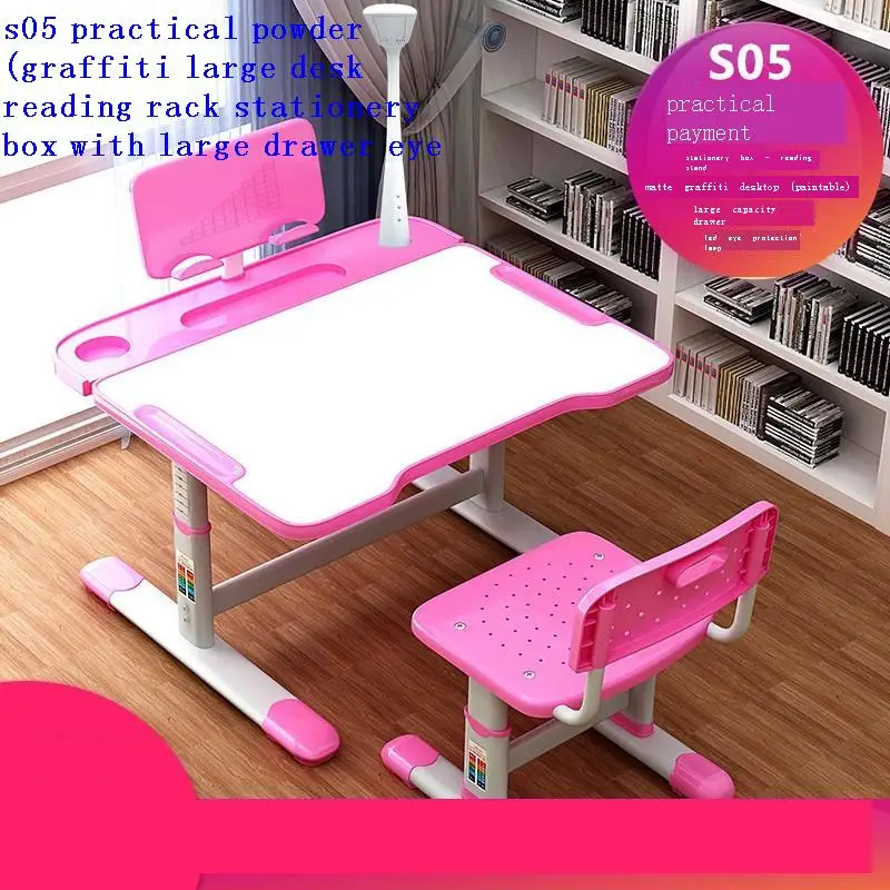 

Pour Desk Toddler Pupitre Infantil Tavolo Per and Chair Tavolino Bambini Adjustable Bureau Kinder Enfant Study Table for Kids