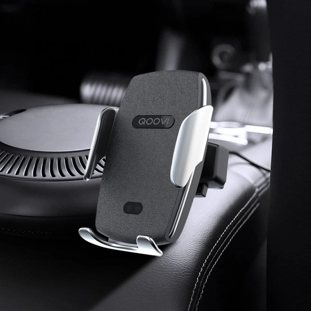 Автомобильное беспроводное зарядное устройство 10 Вт с автоматическим зажимом