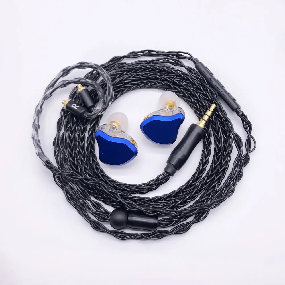 2BA + 1DD MMCX гибридные наушники на заказ HIFI DJ монитор 1 динамические 2