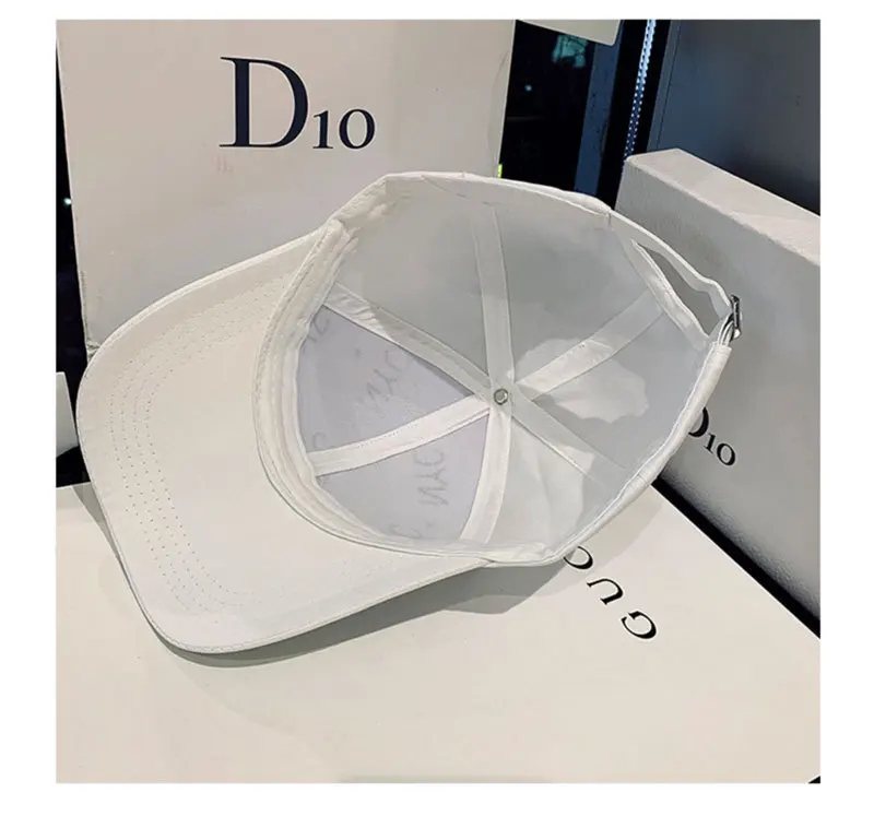 

New spring and summer hat women inlaid with rhinestones casual wild small fresh cap sun hat sun hat alphabet baseball cap