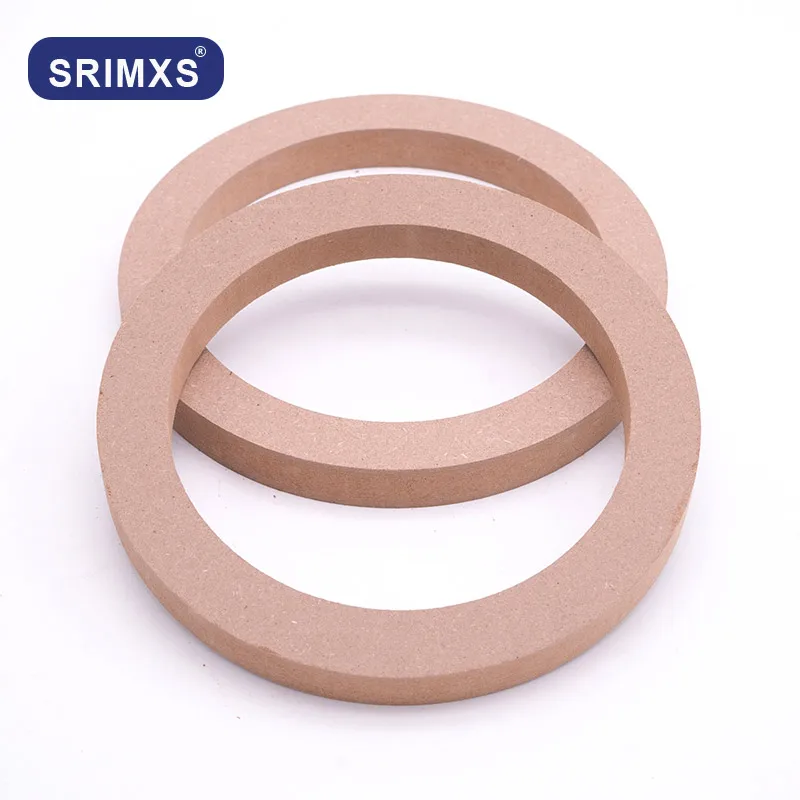 

2PCS Thickness 6.5 Inch 15mm Universal Car Speaker Spacer Wooden Mat Rings Audio Bracket Holder
