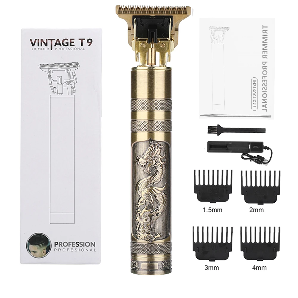 

Hair Clipper Mower Rechargeable Trimmer Barber Shaving Machine Vintage Cordless Haircut Men Cutter Shaver