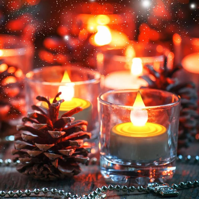 

Креативный светодиодный чайный светильник на батарейках для свадебной вечеринки, домашний декор, современные свечи для дня рождения, decoracion...