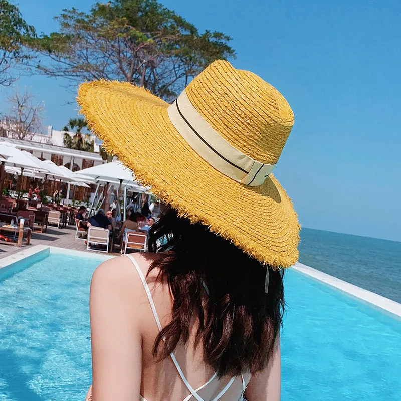 Популярный галстук краситель ручной работы Панама козырек шляпы для женщин с