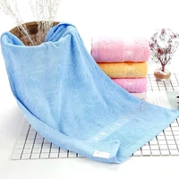 50100 cm bath towel rectangle random color all cotton jacquard bows and small bath towels there are 2 pieces in 1 bags