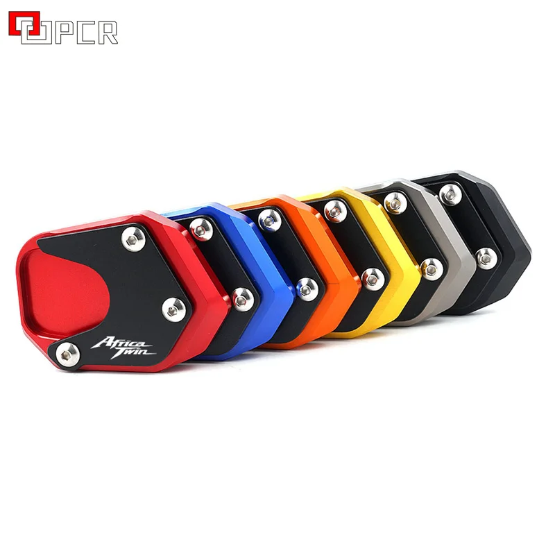 

Motorcycle Side Stand Pad Plate Kickstand Enlarger Support Extension XRV750 For Honda XRV750 Africa Twin XRV 750