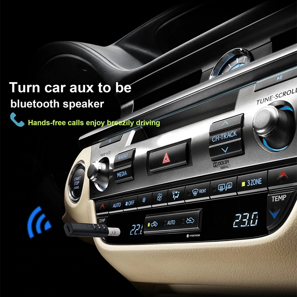 Беспроводной приемник Bluetooth X6 адаптер 5 0 мм аудиоразъем 3 AUX | Электроника
